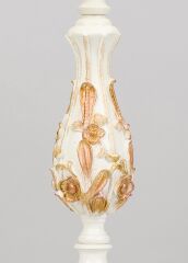 Çiçek Kabartmalı Abajur