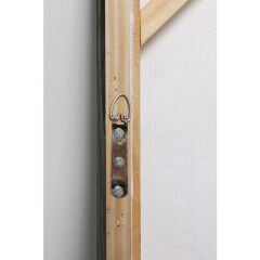 Dust Mavi Ahşap Tablo 100x100 cm