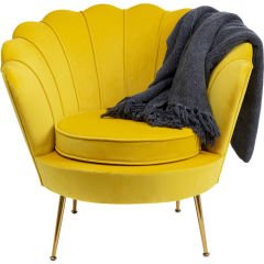 Armchair Water Lily Sarı Berjer