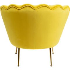 Armchair Water Lily Sarı Berjer
