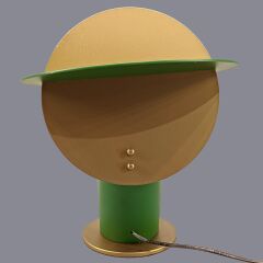 Vela Yeşil Eskitme Gold Masa Lambası