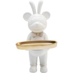 Butler Bear Seramik Dekoratif Figür
