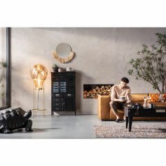 Cubetto Kadife Kahverengi Üçlü Kanepe