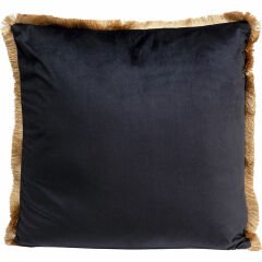 Tiger Chain Black Polyester Kırlent 45x45 cm