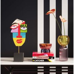 Abstract Face Multicolour Dekoratif Obje