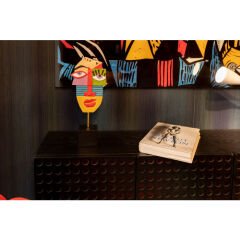 Abstract Face Multicolour Dekoratif Obje