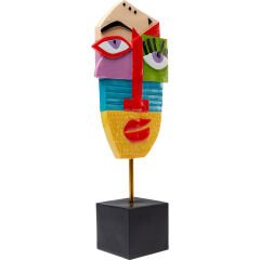 Abstract Face Multicolour Dekoratif Obje
