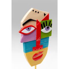 Abstract Face Multicolour Dekoratif Obje