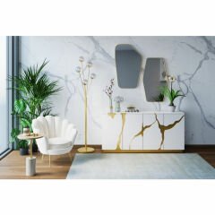 Water Lily Gold Beige Berjer