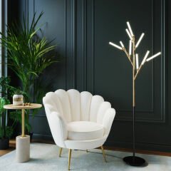 Water Lily Gold Beige Berjer