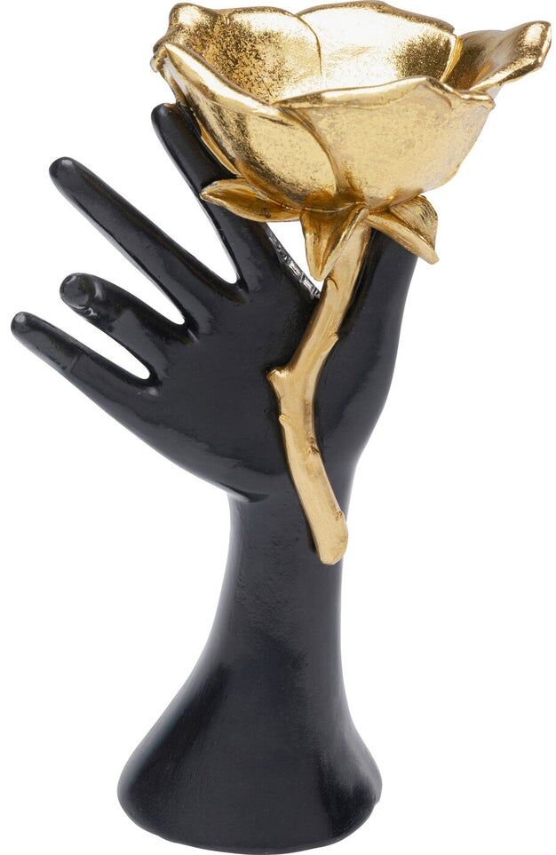 El ve Gül Biblo Dekorasyon Objesi 13x10cm