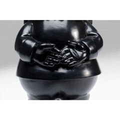 Gnome Standing Black Gold Dekoratif Figür