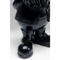 Gnome Standing Black Gold Dekoratif Figür