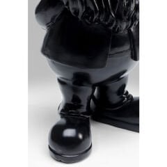 Gnome Standing Black Gold Dekoratif Figür