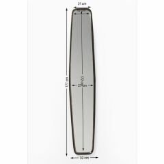 Mirror Clip Brass Ayna 32x177 cm