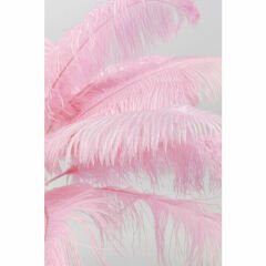 Feather Palmiye Yaprakları Pembe Lambader