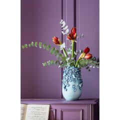 Butterflies Lightblue Vazo 35cm