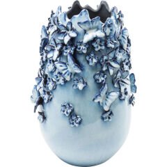 Butterflies Lightblue Vazo 35cm