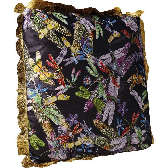 Cushion Tropical Garden Fringe Yer Minderi 45x45 cm