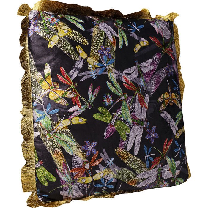 Cushion Tropical Garden Fringe Yer Minderi 45x45 cm