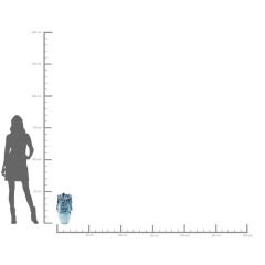 Butterflies Lightblue Vazo 50cm