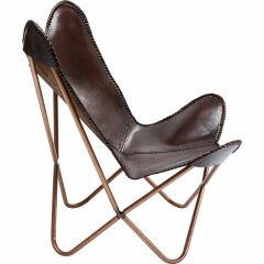 Armchair Butterfly Kahverengi Berjer