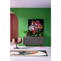 Colorful Swarm Fish Tablo 120x120cm