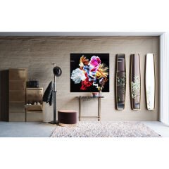 Colorful Swarm Fish Tablo 120x120cm