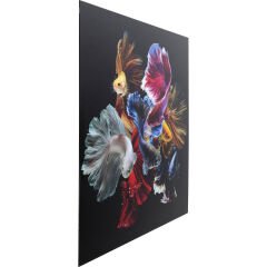 Colorful Swarm Fish Tablo 120x120cm