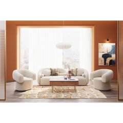 Grace Kahverengi Masif Orta Sehpa