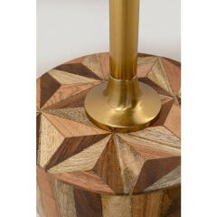 Side Table Domero Geo Brown Sehpa