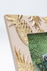 Ananas Desenli Altın Çerçeve
