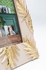 Ananas Desenli Altın Çerçeve