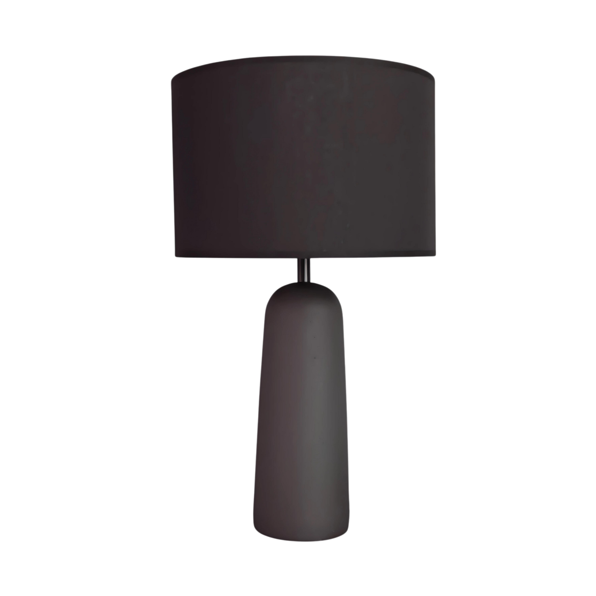 Yelse Desen Baskılı Şapka Koyu Gri Abajur