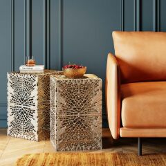 Side Table Splinters 2'li Sehpa Seti