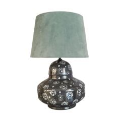 Alore Desenli Koyu Gri Abajur