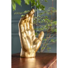 Deco Object Mano Gold 35cm