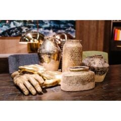 Deco Object Mano Gold 35cm