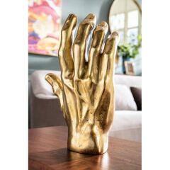 Deco Object Mano Gold 35cm