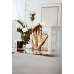 Deco Object Mano Gold 35cm