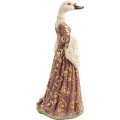 Bird Lady Duck White Dekoratif Figür