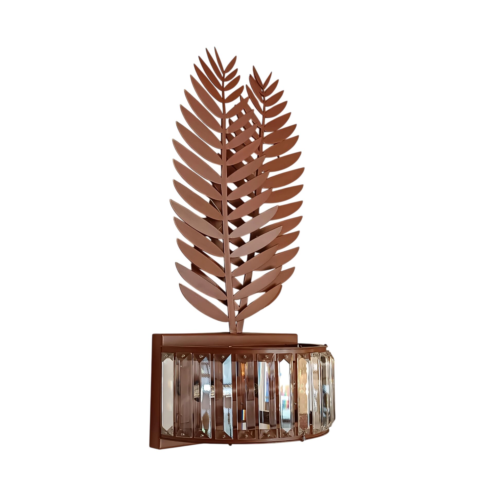 Loran Yaprak Model Kahverengi Aplik