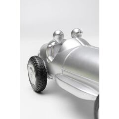 Racing Araba Gümüş Dekoratif Obje