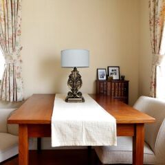 Merin Motifli Eskitme Gold Abajur