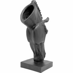 Horse Face Black Dekoratif Obje 72 cm
