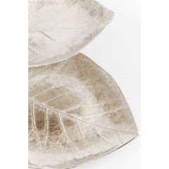 Etagere Leaf Gümüş Dekoratif Dresuar