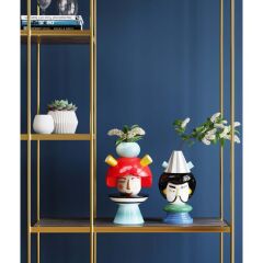 Puppet Girl Dekoratif Vazo 36cm