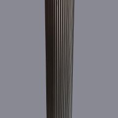 Mitro Gold Detaylı Siyah Lambader