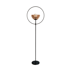 Perte Kafes Detaylı Siyah Lambader