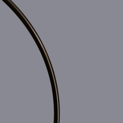 Perte Kafes Detaylı Siyah Lambader